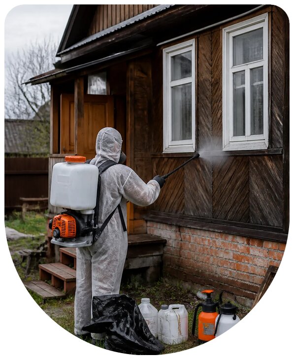 Профессиональная дезинсекция дачи от насекомых в Богородицке
